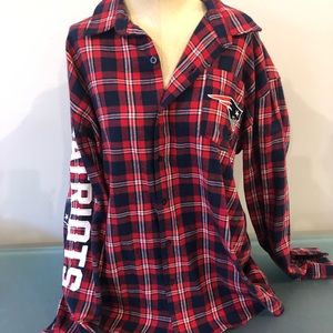 Mens/Womens NFL Plaid Patriots Shirt